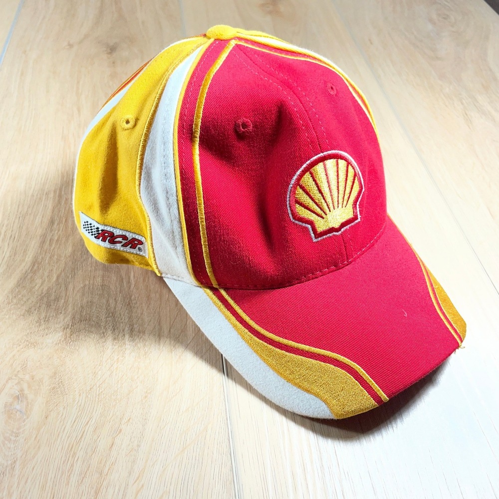 NASCAR Kevin Harvick 29 Shell Pennzoil RCR Racing Hat Red Yellow Adjustable Cap